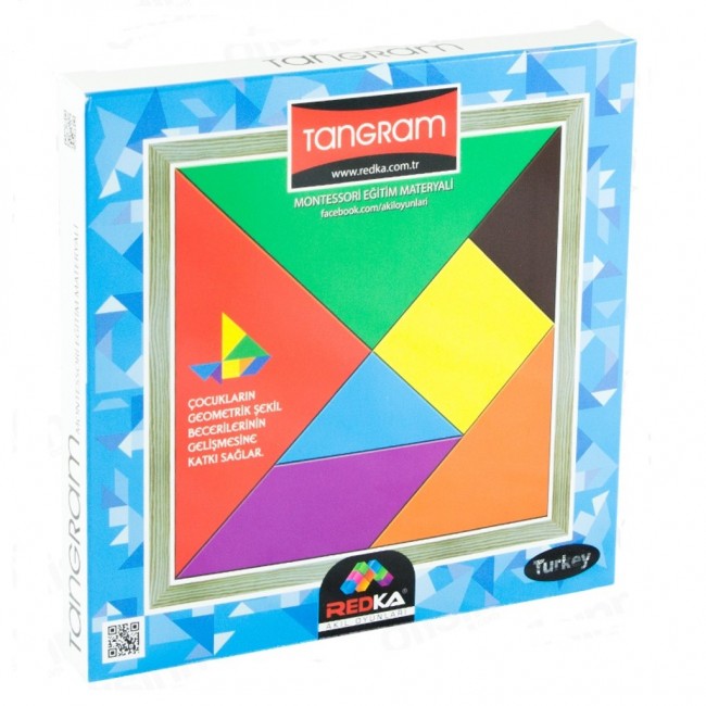 Renkli Tangram Akıl Zeka Mantık ve Montessori Oyunu Arc