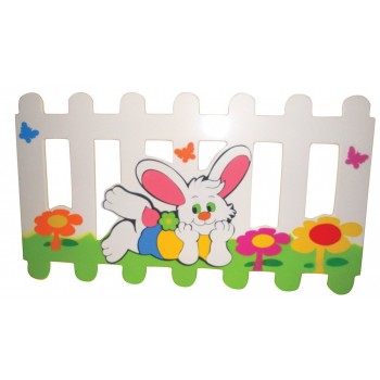 Tavşan figürlü çit