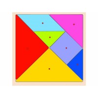 Tangram Ahşap Puzzle