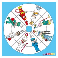 DAİRESEL TEMELAR MESLEKLER PUZZLE