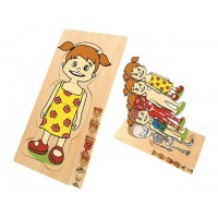 VUCUT KATMANLARI KIZ PUZZLE