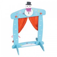 MASA ÜSTÜ KUKLA SAHNESİ (KARDAN ADAM )